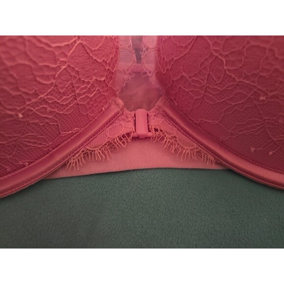 Victoria’s Secret Bombshell 38C  Purple  Front Close Add 2 Cups Push Up Bra Lace - Picture 2 of 10